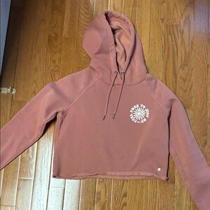 Roxy orange cropped hoodie